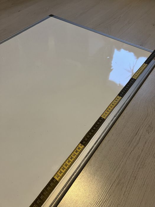 tablă magnetică albă 90x60cm