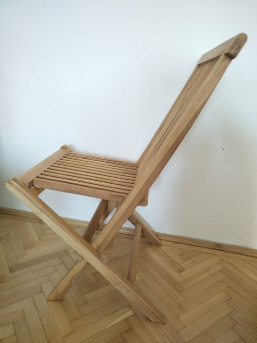 Scaun pliabil din lemn