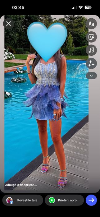 Rochie facuta pe comanda masura Xs-S