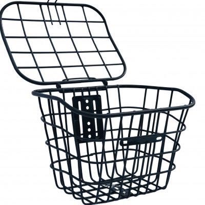 Кошница метална с капак за електрическа триколка / Кошница за скутер