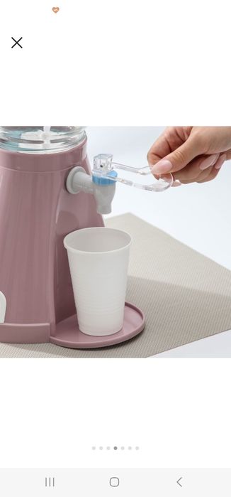 Кулер на 3 литра, стекло, Турция