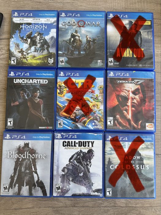 Оригинальные диски для PS4 — всего 120 000 сум!