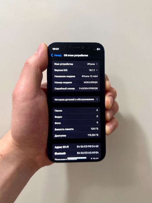 iPhone 12 mini 128GB 100%