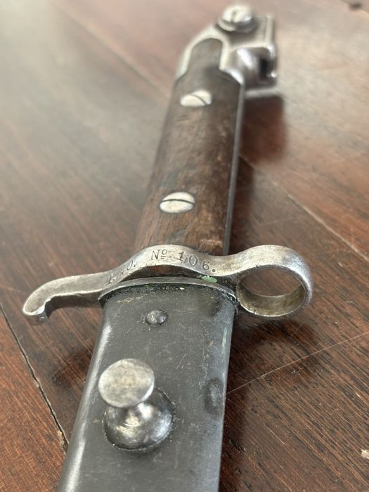 Baionetă Mauser S84/98 + teacă, WW1/WW2
