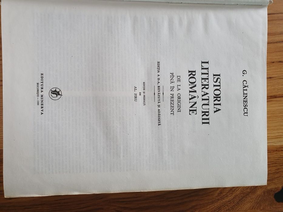 Istoria literaturii române