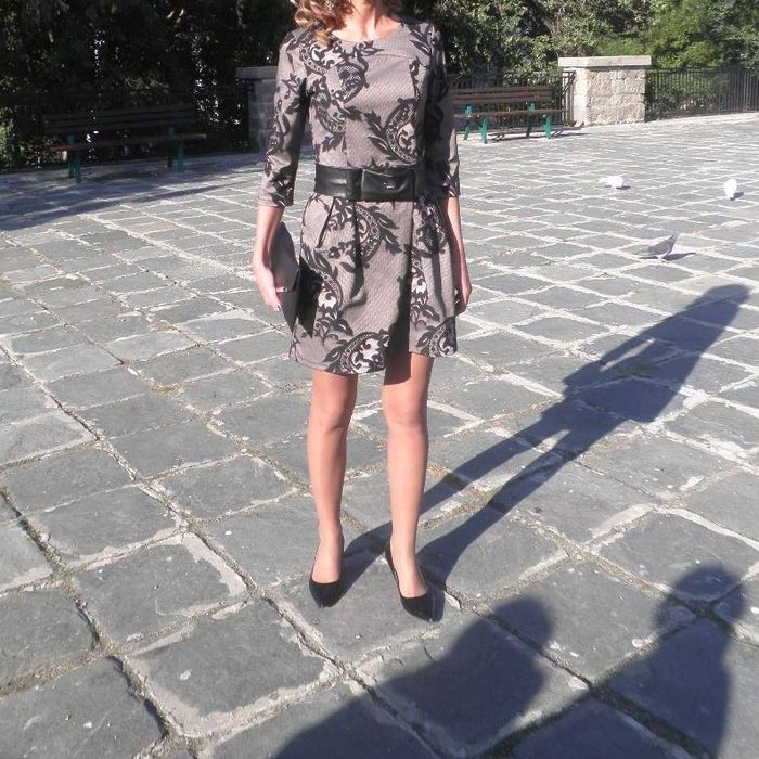 Официална рокля с 3/4 ръкав