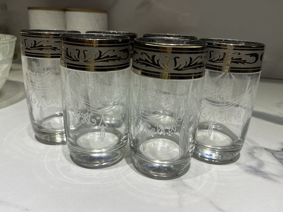 Бокалы 6 штук гус хрусталь