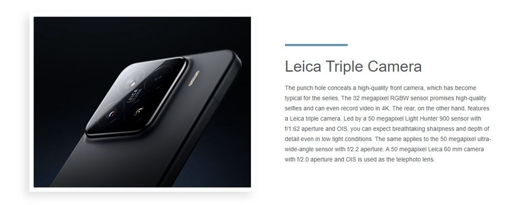 Нов Xiaomi 15 12/256 черен; 6.36" OLED; 3x50mpx Leica; SD8 Elite; 5400