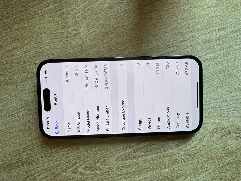 Iphone 14 pro 256 gb