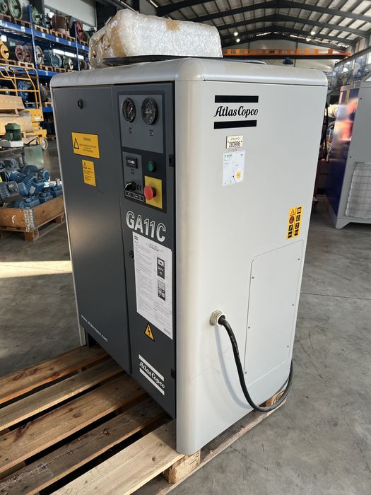 Винтов компресор Atlas Copco 11 kW 7.5 bar 26.6 l/s