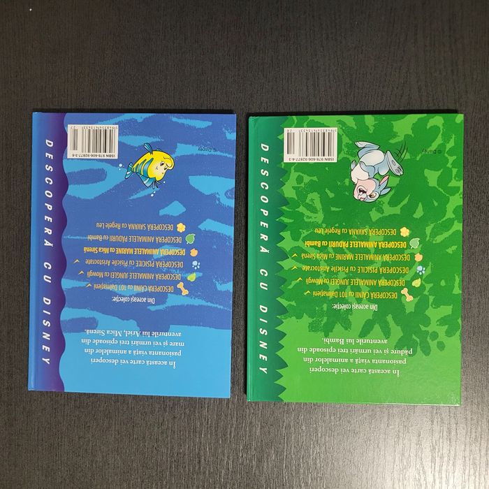 Lot 2 cărți Descoperă Animalele Marine si Descopera Animalele din padu