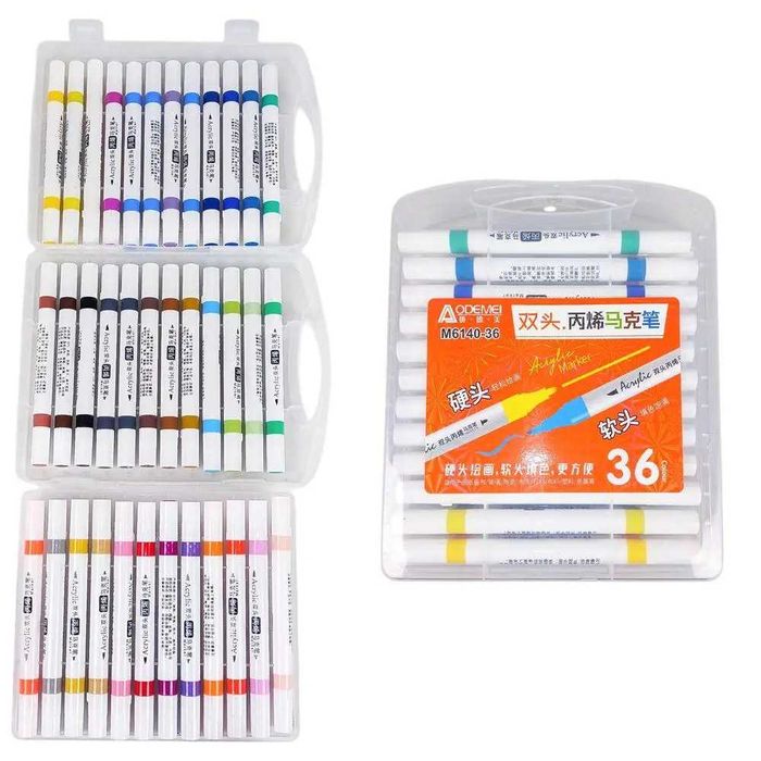 Всички модели двувърхи и едновърхи акрилни маркери