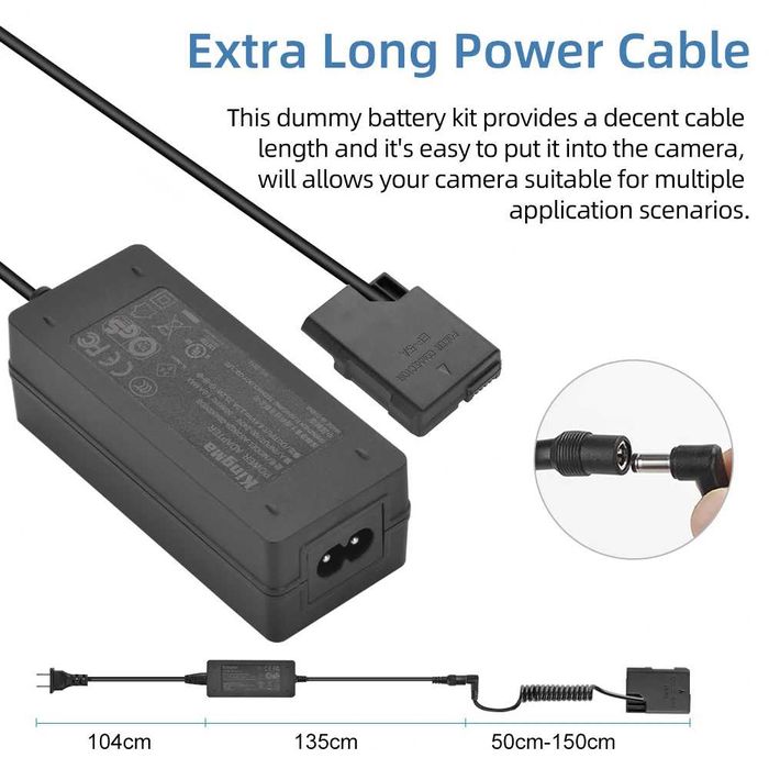 Alimentator priza EN-EL14 Nikon D3100 D3200 D3500 D5100 D5300 D5500