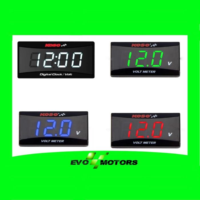 Voltmetru digital KOSO slim LCD universal