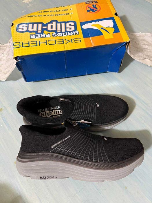 Skechers Slip-ins Endeavour (Размер 45-46) Оригинал кроссовки-слипоны