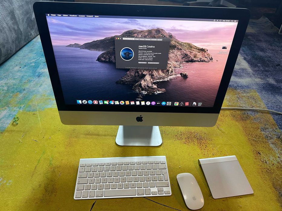 APPLE Imac 2013-2014, impecabil, 21.5 inchi, core i5, hdd 1 tb, 8 gb