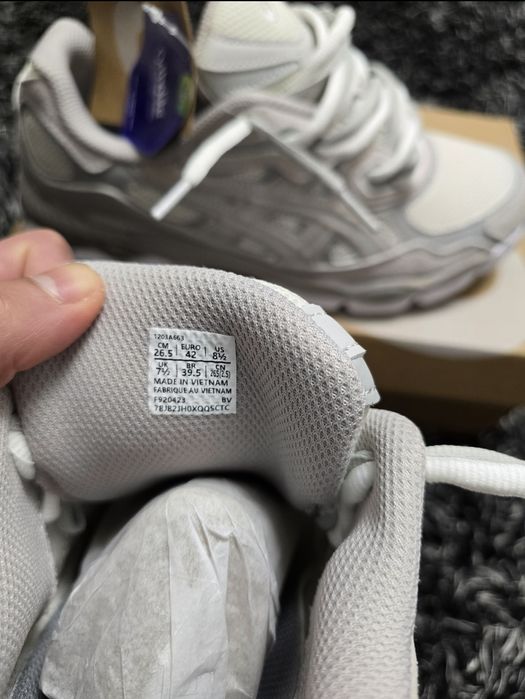 Asics Gel-NYC Cloud Grey Double Laces