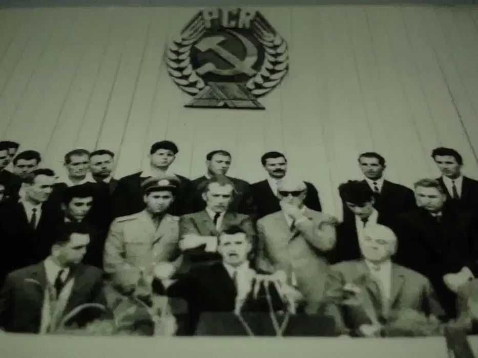 Foto originala 100% Nicolae Ceausescu congres PCR cel mai probabil anii 60