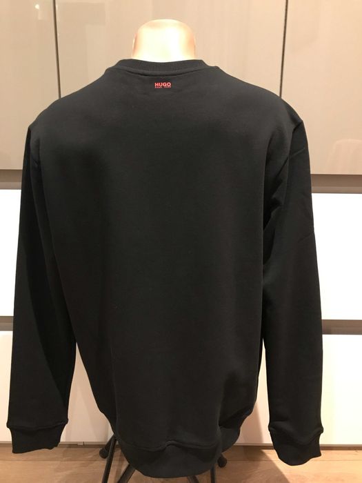 Оригинална блуза Hugo Boss, Принт- Куче, черна, размери: M