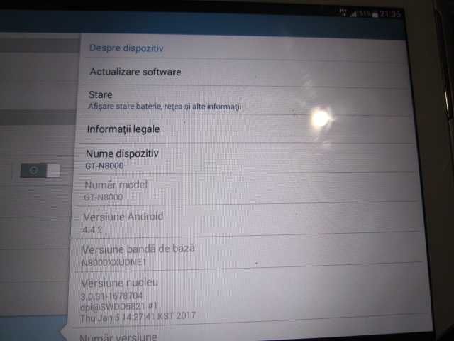 Tableta Samsung Galaxy Note ,android 7.1., Telefon