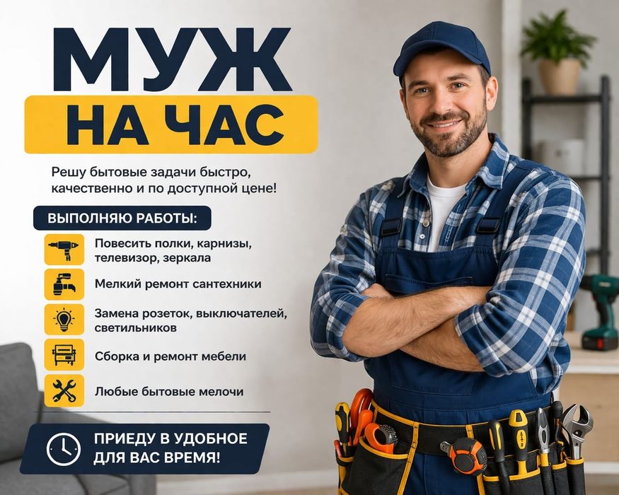 Мастер на час ( муж на час)