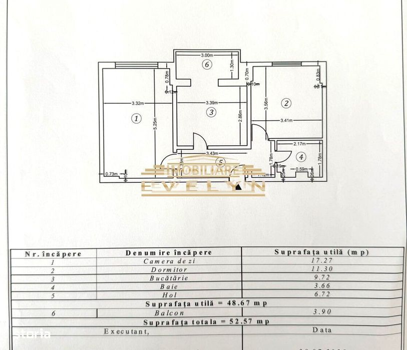 Apartament 2 camere decomandat de vânzare – Aleea Curcubeului