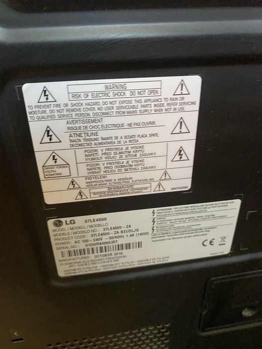 Телевизор LG 37 инча