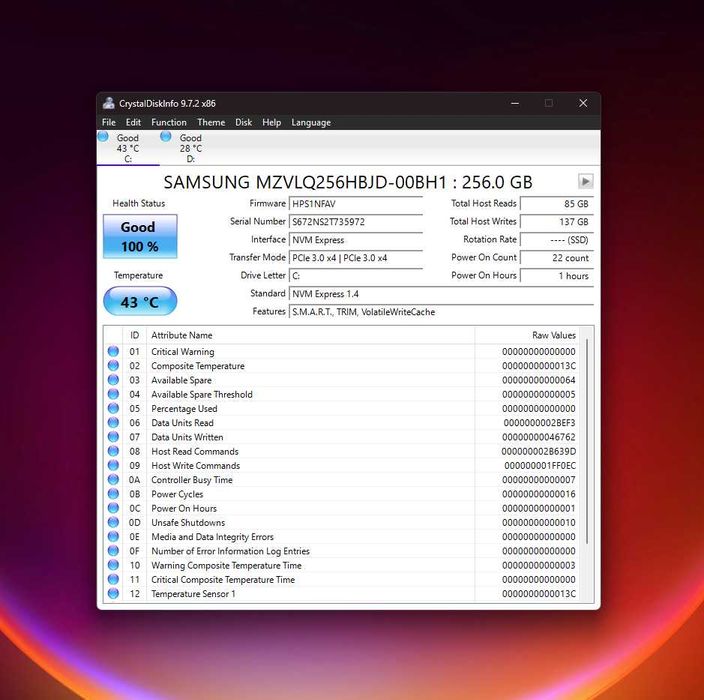 Dell 3080 Micro/ i3 10100T /16 Gb / 256 Nvme / 500 HDD