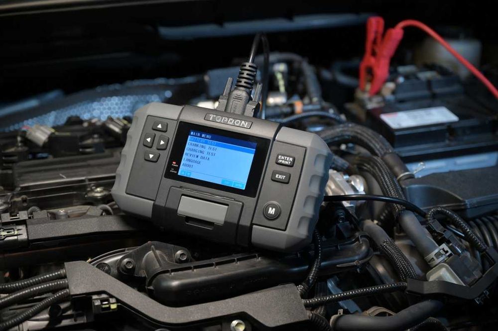 TOPDON BT600 12V–Професионален Тестер за Акумулатори с Вграден Принтер