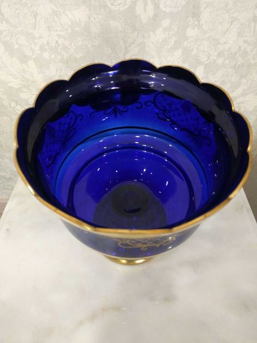 Ваза для фруктов Богемия ,Чехия.