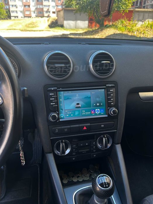 Audi A3 8P - 7" Android 15 Мултимедия Ауди А3 8П Навигация Андроид