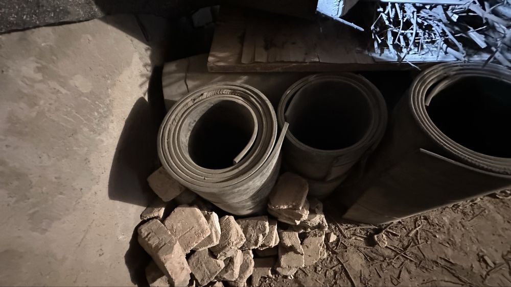 Транспортер лента, гаражга полга ташашга