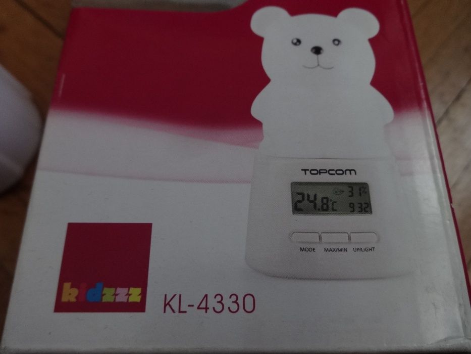 -40 % Reducere,TOPCOM KL4330,Lampa LED+Ceas+Termometru+Alarma,pt.Copii