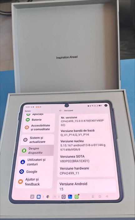 Oppo Find N3 – ca nou, experiență foto premium! MODEL CPH2499