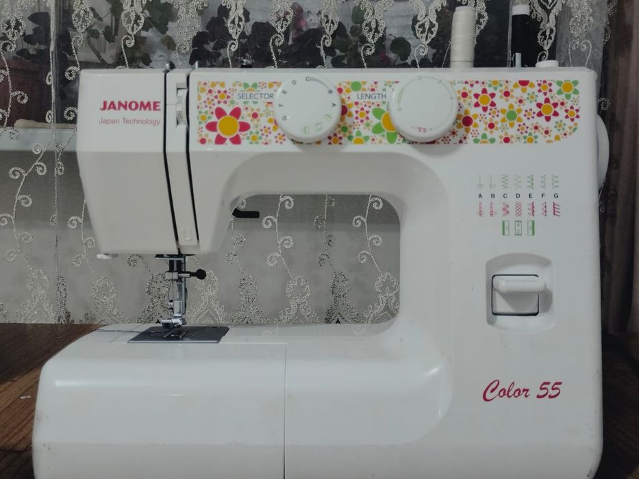 janome collor 55 швейная машина