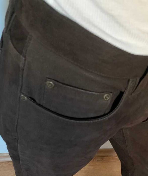Pantaloni piele intoarsa
