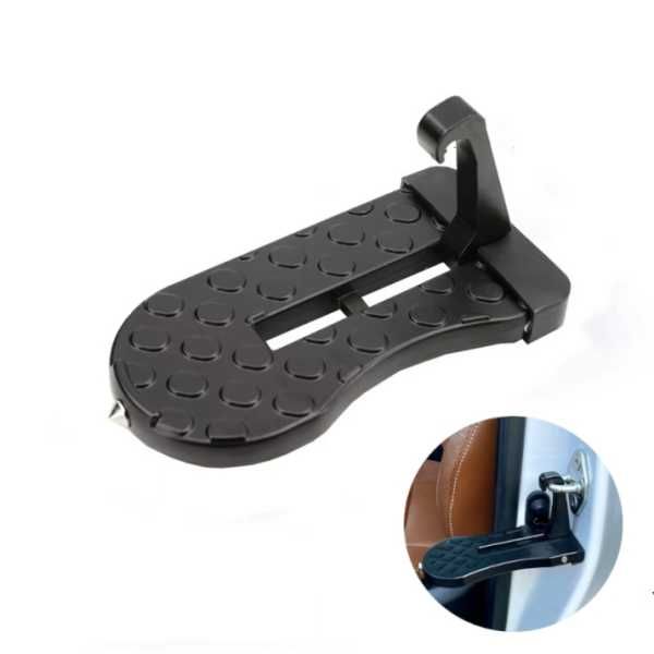 Мултифункционална степенка за врата на кола, С вграден авариен чук