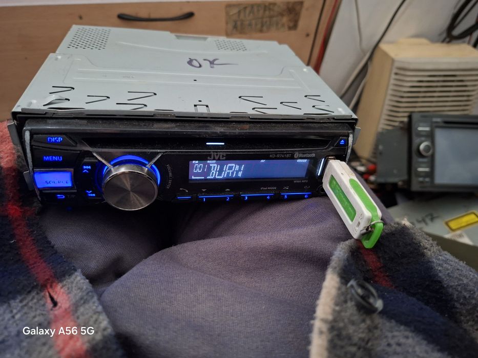 Оригинален СD  Jvc KD-R741 ВТMp3 USB.aux.Bluetoot