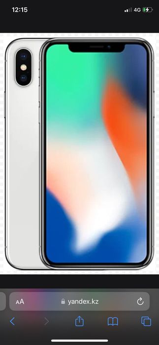 iPhone X silver 64gb айфон apple