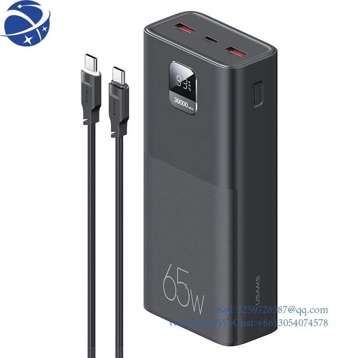 Портативный внешний аккумулятор Power Bank USAMS 30000 мАч