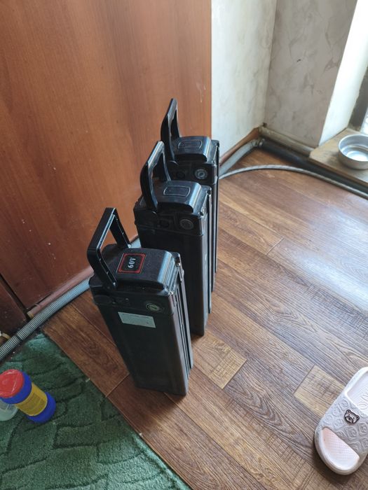 Электровелик для курьера с 3 батарейка