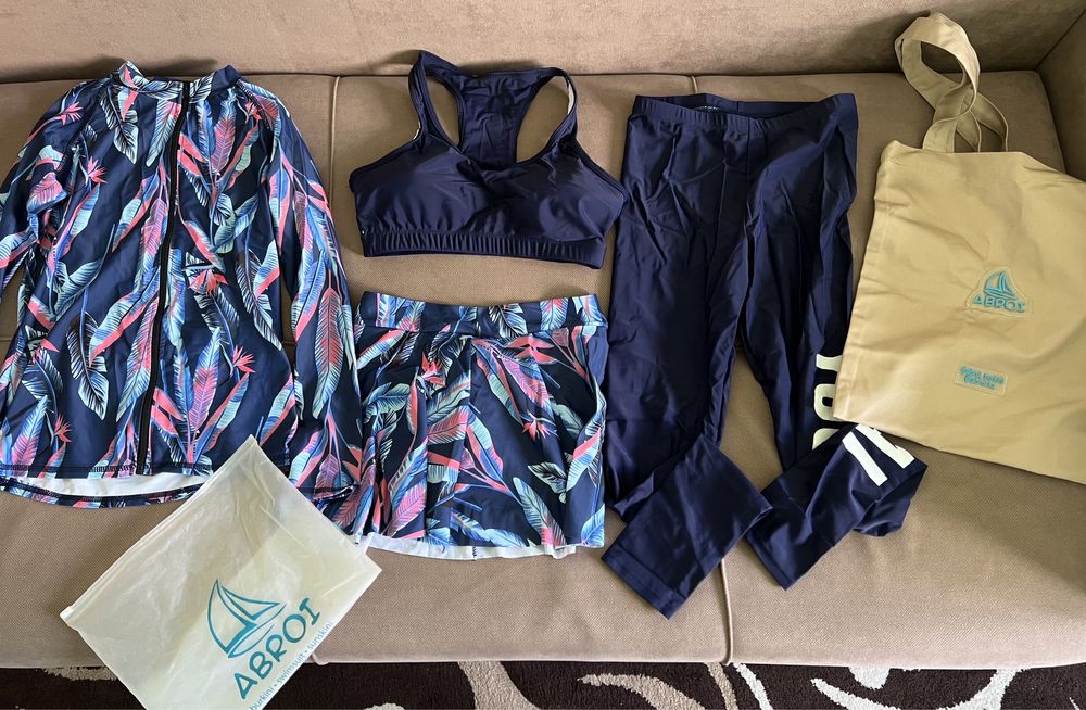 Комплект 4в1 для плавания и спорта!