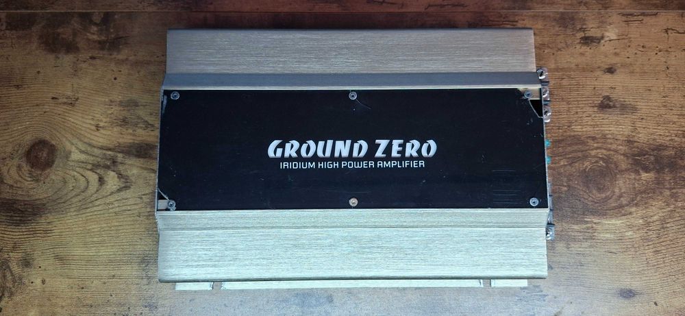 Комплект усилвател и суббуфер Ground zero и MD LAB 12" 300RMS
