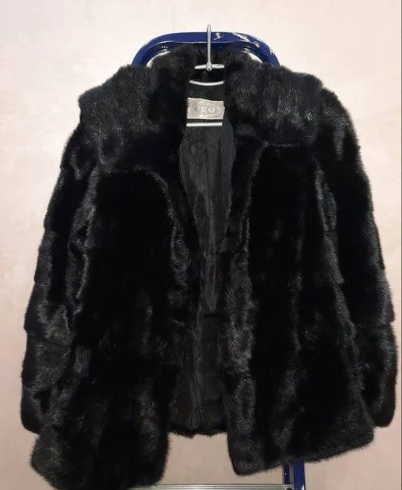 Шуба натуральная норка Автоледи