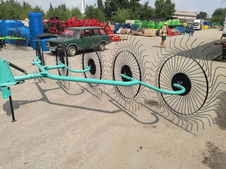Грабли-ворошилки тырма 5 колес Солнышко Д-ПОЛ Белоруссия