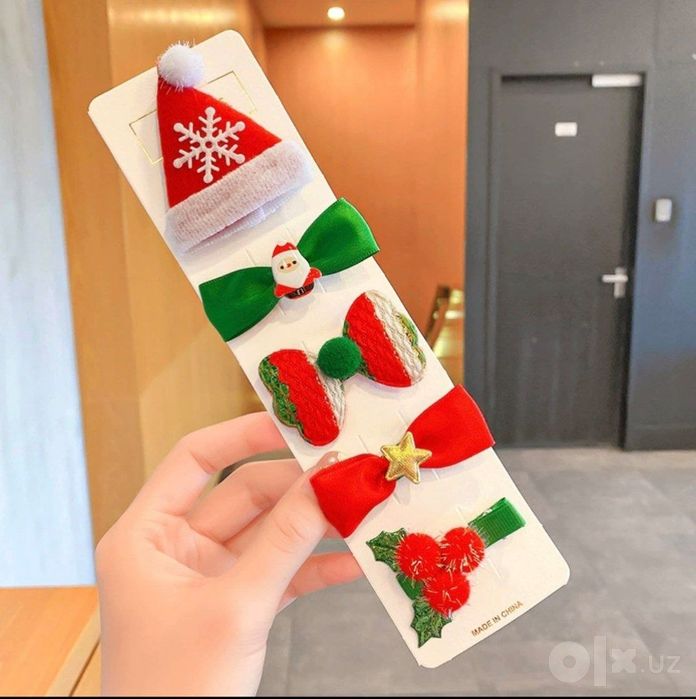 Новогодние заколки