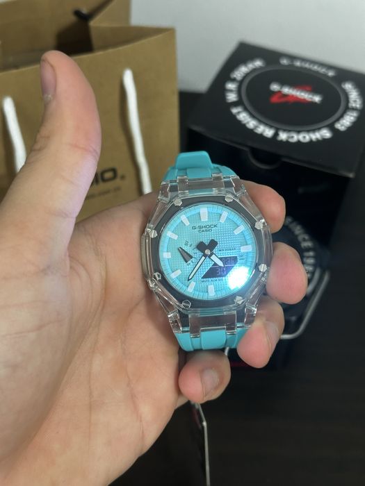 Ceas Casio G-Shock AP Mod Baby Blue Nou