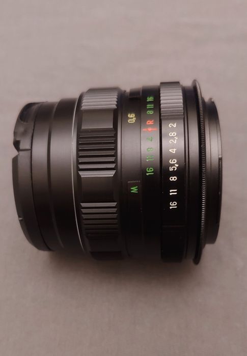 объектив Гелиос 44М-4 + адаптер Canon -M42