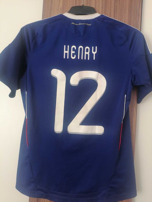 Ретро футболна фанелка Франция 2009-номер 12 T. Henry