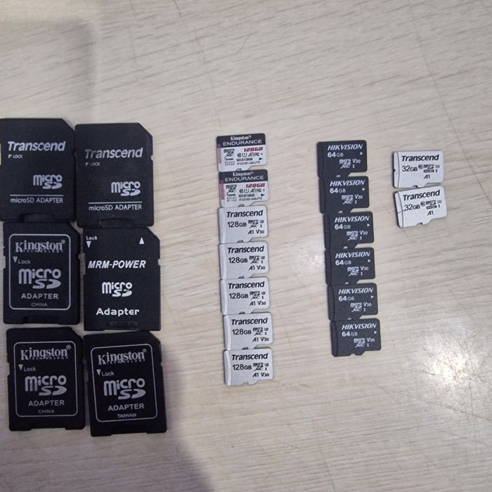 Продам SD card(Флэшки) 128G, 64G, 32G.